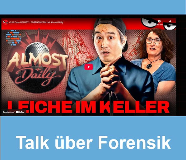 Und falls jemand noch nicht in unser wunderbares Forensik-Leben reingehört hat!
