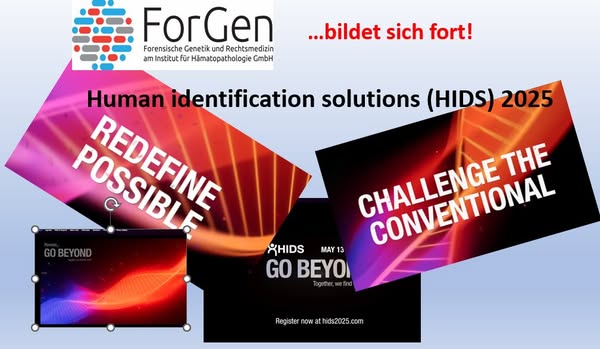 ForGen bildet sich fort: Human identification solutions (HIDS) 2025