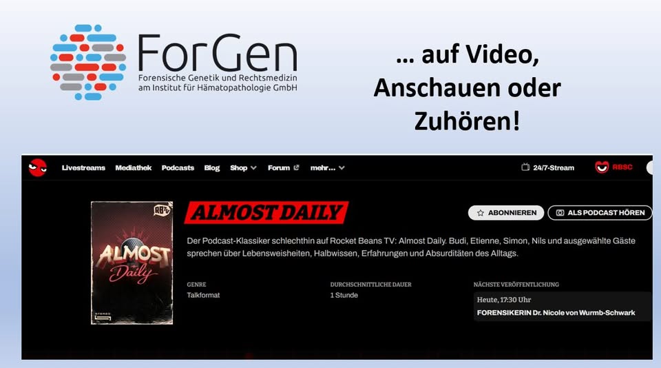 ForGen als Podcast: Zum Ansehen und Anhören
