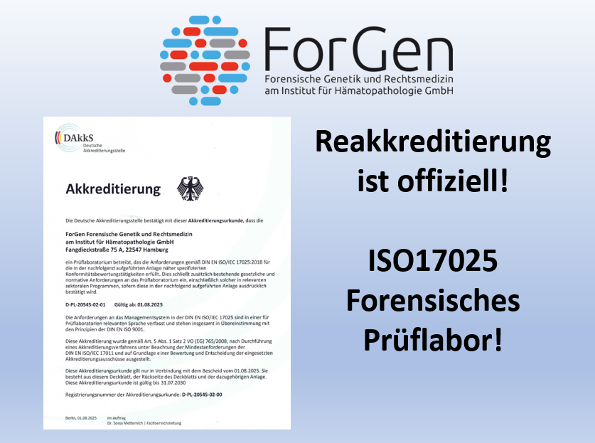 ForGen nun auch sichtbar reakkreditiert!