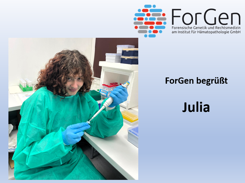 ForGen begrüßt Julia!