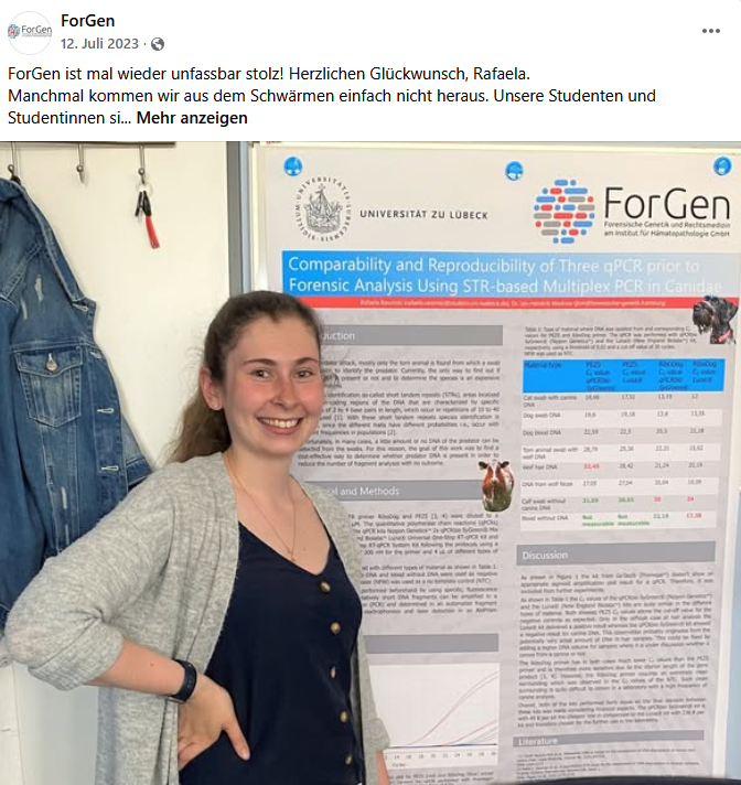 ForGen platzt fast vor Stolz und Freude: Hallo Rafaela!