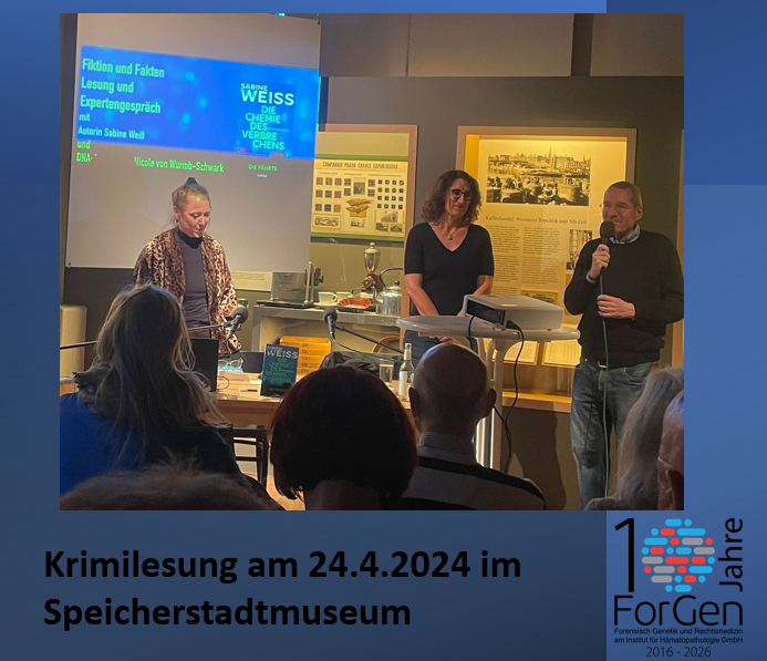 Krimilesung in der Speicherstadt: Fiktion trifft Forensik!