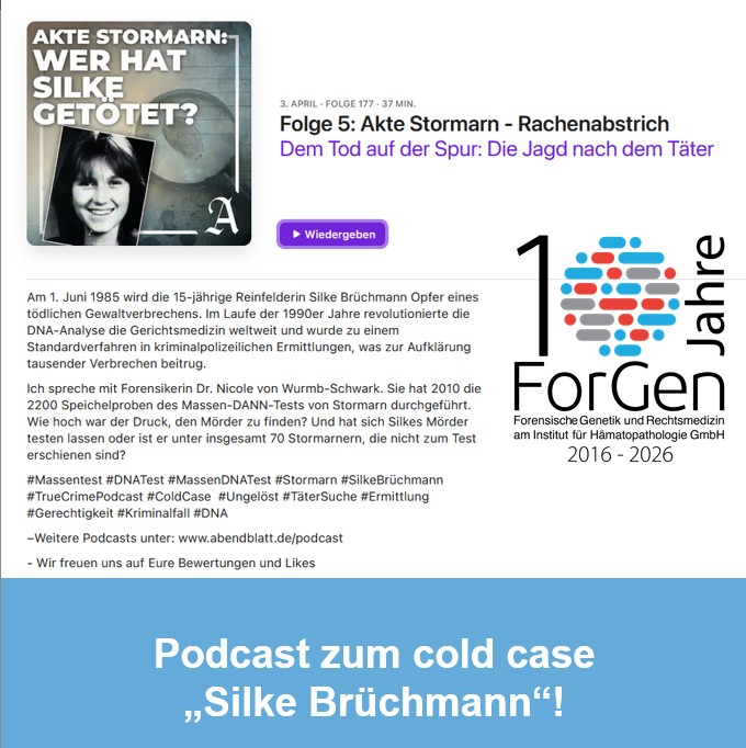 ForGen und die Presse: Cold case Silke Brüchmann auch im Podcast