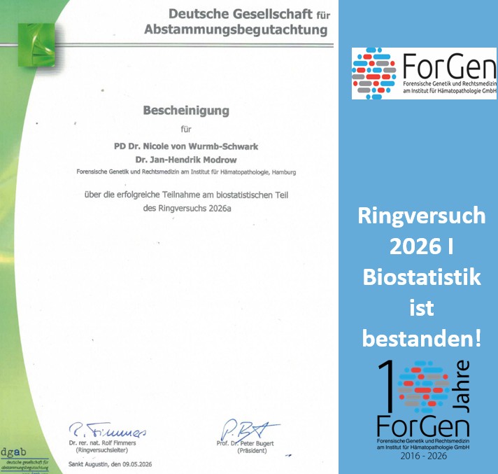 Ringversuch Urkunde