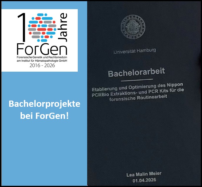 Ein weiterer Bachelor-Abschluss bei ForGen: Herzlichen Glückwunsch, liebe Lea!