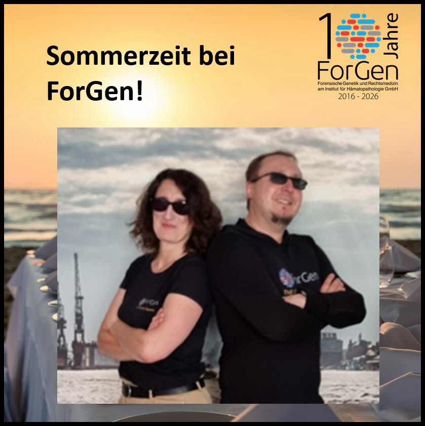 Ja ist denn schon wieder Urlaub? Sommerzeit bei ForGen